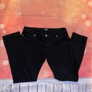 Black stretch jeggins size large